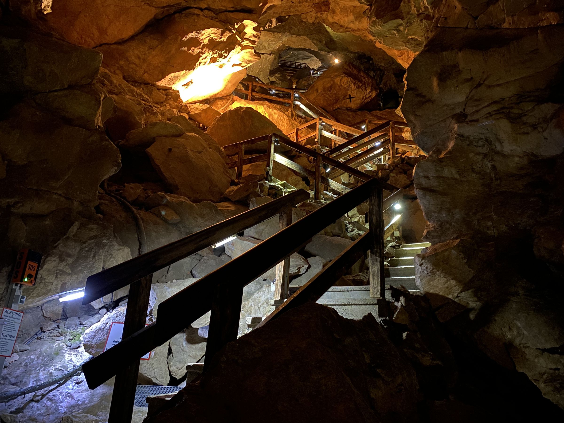 Besucherbereich Lamprechtshöhle
